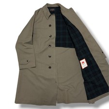 BEAMS PLUS Twill Balmacaan Coat Olive Made in Japan Sz M picture