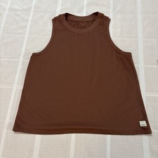Vuori Energy Tank Top Women M/L Rose Terracotta Lightweight Stretch Yoga Gym picture