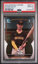 2023 Bowman Chrome Ethan Salas 1st #BCP-171 Padres PSA 10 Gem Mint picture