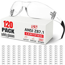 ANSI Z87.1 Clear Safety Glasses for Men and Women 36Pack, Scratch&Impact-Resista picture