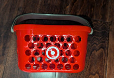 Target Spritz Mini Shopping Basket Red Party Favor 6x3” NEW IN HAND picture