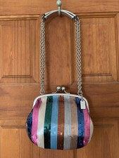 Super Rare Coach 21216 Poppy Sequin Legacy Stripe Bag Winter 2012 collection picture