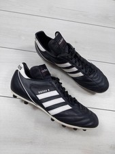 Adidas kaiser 5 football boots black leather made in Germany US10,5UK10 FR44 2/3 picture