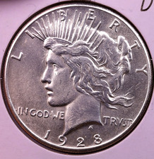 1928-P Peace Dollar BU ***RARE ORIGINAL BETTER DATE COIN*** picture