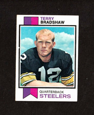 1973 Topps Football Terry Bradshaw #15 HOF Ex+/Nm Pittsburg Steelers picture