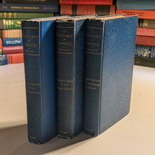 History of Greece 3 Vol Set - Evelyn Abbott | 1892-1900 | Hardcover/Antiquarian picture