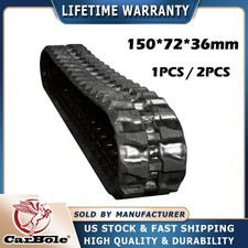 1PCS/ 2PCS Heavy Duty Rubber Tracks Universal For Mini Skid Steer Mini Excavator picture