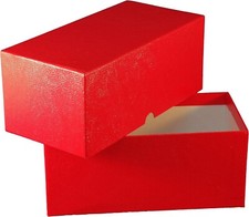 Modern Currency Storage Red Box Durable Strong Paper Money Banknote Top Quality picture