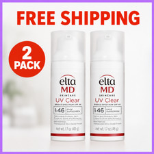 2set UV Clear Broad-Spectrum Facial Sunscreen SPF46 1.7oz Exp 02/2029 2 Packs picture