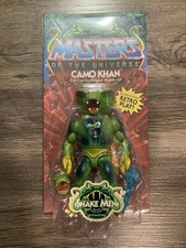 Masters of the Universe Camo Khan Origins Snake Men Figure NIB Retro Play 2022 picture