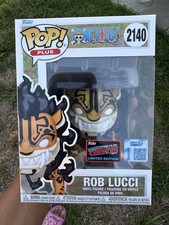 Funko Pop  PLUS One Piece Rob Lucci #2140 NYCC 2025 EXCLUSIVE Official Sticker picture