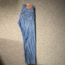 Levi's Men's 505 Regular Fit Jeans - Med Stonewash Stretch Denim 5-Pocket Zip picture