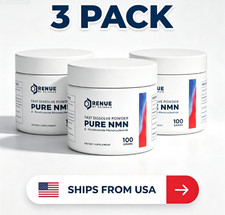 3 bottles Renue By Science Pure NMN Fast Dissolve Powder | 100 Grams picture