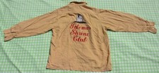 VTG 50s Creveling Rayon Palomar Shrine Club Chain Stitched Loop Collar Shirt L picture