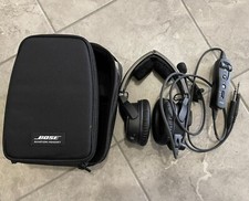 Bose A20 Aviation Headset with Bluetooth and Dual Plug Cable Black picture