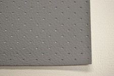HAMPTON PERFORATED HEADLINER VINYL GREY GRAY MATERIAL BY THE YARD TOP QUALITY picture