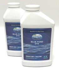 Custom Pro 2/PACK BLUE POND & LAKE DYE Concentrated (32 oz/1 qt) -water colorant picture