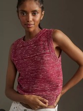 Anthropologie Pilcro Crew Kneck Sweater Vest Size XL picture