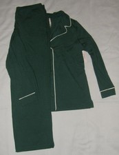 SOMA Forest Green Sz Medium Soft Stretchy EMBRACEABLE Lounge Pajamas Set NWT NEW picture