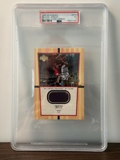 1999-00 Upper Deck Jumbo #FF10 Michael Jordan Final Floor Game Used - 2 picture