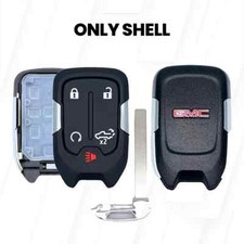 SHELL 2019-2022 GMC SIERRA 5 BUTTON REMOTE KEY FOB CASE SHELL REPLACEMENT OEM picture
