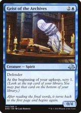 4x Geist of the Archives - NM - Shadows over Innistrad Block SPARROW MAGIC picture