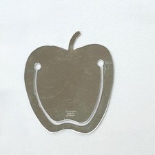 Vintage Tiffany Sterling Silver Apple Bookmark- Unmonogrammed Teacher Gift picture