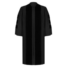 Endea Graduation Deluxe Doctoral Gown Academic Regalia PhD Unisex picture