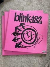 Blink 182 Travis Tom Mark Signed Autographed Complete One More Time Vinyl Album picture