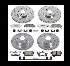 Power Stop Z26 Extreme Street Warrior Brake Kits 4-Wheel Brake Kit picture