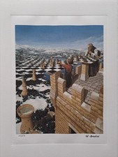 Rob Gonsalves Signed - The Chessmaster - Collectable Lithograph picture