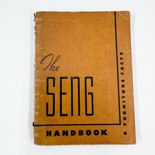 VTG 1948 The Seng Handbook Anniver. Ed. Spiral Bound Furniture Facts  1874-1949 picture