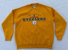 Pittsburgh Steelers Lee Sport NFL Sweatshirt Size Large Vintage picture