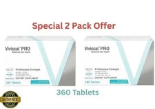 2 Pack of VIVISCAL PRO - Professional Hair Growth Tablets 180 Exp. 12/2027 picture
