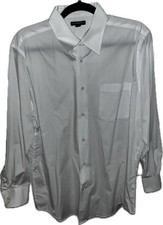 Croft & Barrow Dress Shirt Size 15 1/2-16 32/33 White Long Sleeve picture