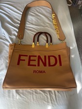Fendi Sunshine Tote Brown Leather picture