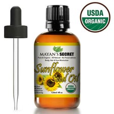 Mayan's Secret Sunflower Seed Oil 4oz – Unrefined Cold Pressed Oil for Skin picture
