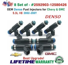 OEM 8Pcs Denso Best Upgrade Fuel Injectors for 2002-2007 Chevrolet & GMC 5.3L V8 picture