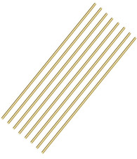 1/8 inch Brass Rods, 8Pcs Solid Brass Round for Crafts - 12 inch Length picture
