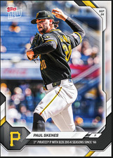 Paul Skenes 1st B2B 200-K Season '66 - 2026 MLB Topps NOW® - Card 714  PRE-SALE picture
