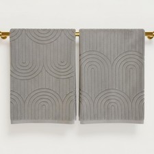 KIBAGA Decorative Hand Towels for Your Bathroom Or 28x15.5 inches, Grey picture