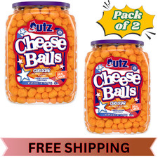 Utz Cheese Balls, 23 oz Barrel. Made With Utz's Signature Family - Pack of 2 picture