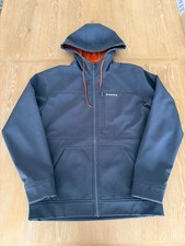 Simms Rogue Hoody Jacket Mens Medium Fleece Lined Wind Blocking Softshell picture