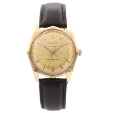 Vintage 33mm 1967 Bulova 2814 Sunburst Dial 30J Automatic Wristwatch Gold Plated picture