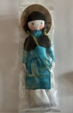 Vintage Vietnamese Souvenir  9” Cloth Doll picture