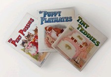 Vintage 1938 Lot Of 3 Linenette, Samuel Gabriel, Puppies, Teddies, Kitty Cats VG picture