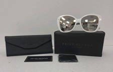 Prive Revaux The Jackie O Women's sunglasses Polarized White/Gold Mirror NIB picture