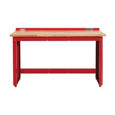 Craftsman 6 Ft. Wide Workbench With Butcher Block Top (Red) picture