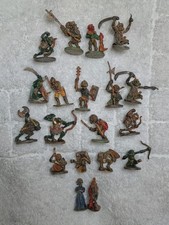Vtg Ral Partha Grenadier D&D Metal Miniature Lot 17pc Orcs Goblinoids 1970s... picture