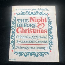 Vintage 1976 Scholastic Mini-Book NIGHT BEFORE CHRISTMAS Booklet, 1970s Vintage picture